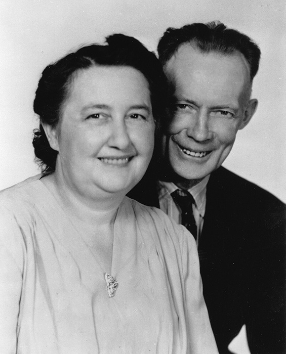 Mildred Irene Tuttle Oatman and Arthur Oatman